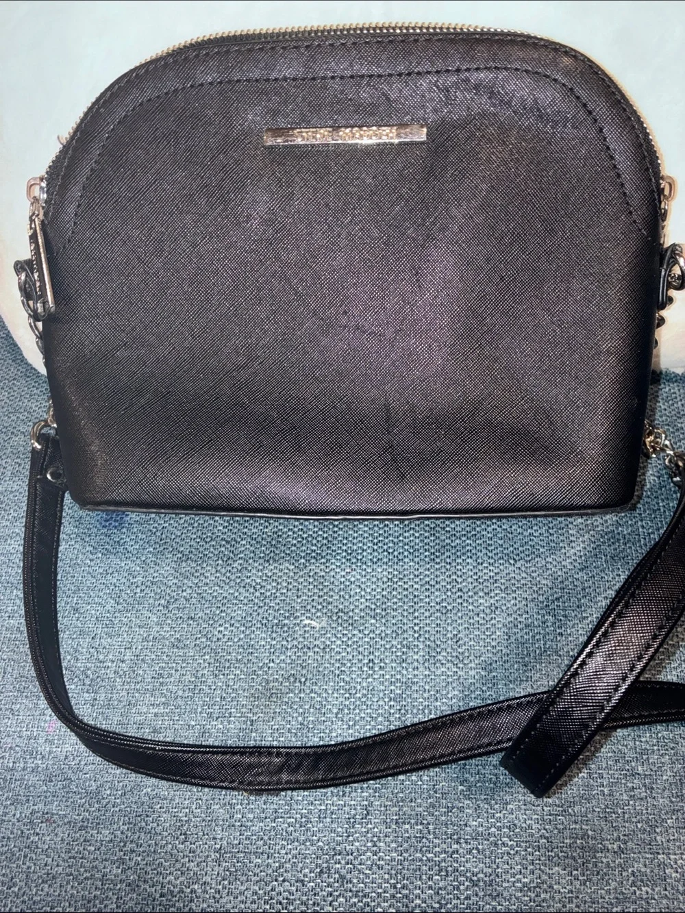 Black Crossbody Dome Bag - STEVE MADDEN